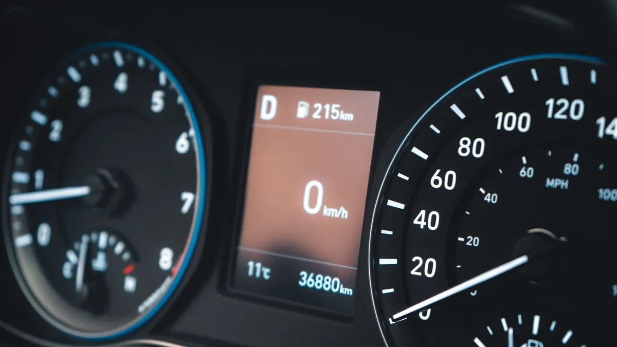Odometer reading in kilometres recorded for a bill of sale Ontario transfer